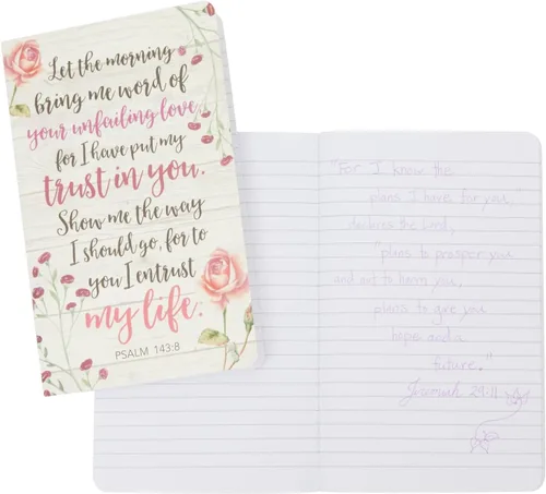 Vista 3 de Faithful Finds Diario para mujeres, cuadernos de oración de fe, 5 x 8 pulgadas, paquete de 6, 40 hojas, cuaderno de estudio bíblico con cubierta