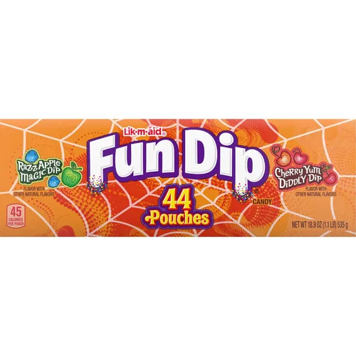 Vista 7 de Fun Dip Caramelo, Halloween Trick or Treat Razz Apple Magic Dip & Cherry Yum Diddly Dip bolsas de dulces, 44