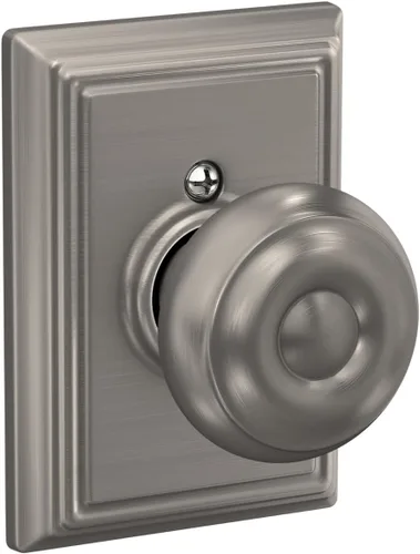 Vista 62 de SCHLAGE F10 GEO 716 Pomo de Puerta Georgiano, Cerradura de Paso para Pasillo y Armario, Bronce Envejecido (Paquete de 4)