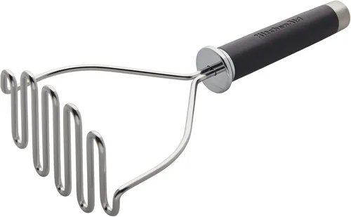 Vista 2 de KitchenAid Gourmet - Triturador de alambre de acero inoxidable, 10.24 pulgadas, negro y KE112OHOBA KitchenAid Classic Euro Peeler, talla única