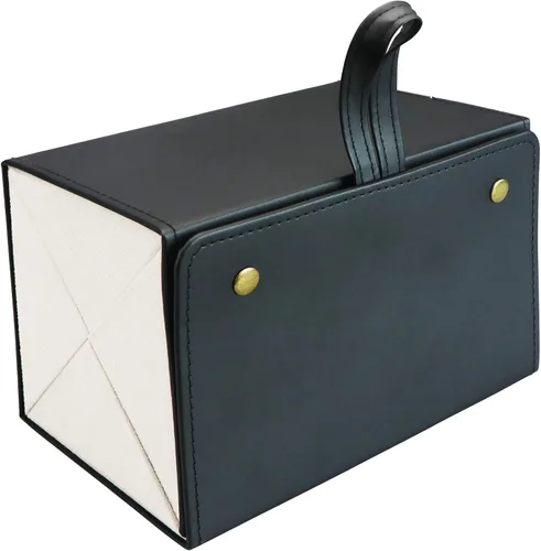 Vista 26 de LifeArt Caso duro de la lente de la cáscara, caso de gafas de sol portátil, Caso de la lente de cuero de la PU de moda, ligero 2lian_negro