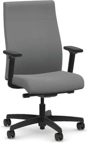 Vista 45 de HON Ignition 2.0 - Silla de oficina de tela, tapizada, brazos ajustables, silla de oficina ergonómica ejecutiva reclinable, con inclinación