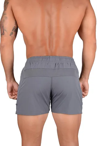 Vista 3 de YoungLA - Pantalones cortos de ejercicio para hombre