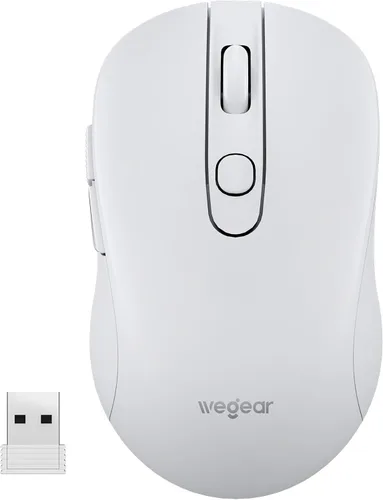 Vista 11 de wegear Ratón inalámbrico USB para computadora portátil, Mac, ratón Negro