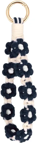 Vista 216 de Llavero de macramé bohemio con tejido exquisito llavero hecho a mano para mujer
