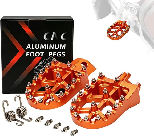 Vista 9 de JFG RACING - Estriberas de bicicleta de tierra, reposapiés CNC para motocicleta para 50-1290 SX SXF EXC EXCF XC XCF XCW SUPER MOTO ENDURO AVENTURA