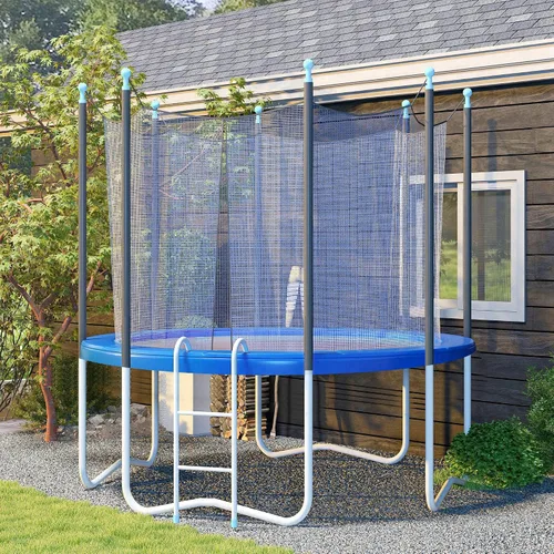 Vista 2 de Soozier Funda de resorte para cama elástica de 12 pies/14 pies, repuesto de almohadilla de seguridad para cama elástica, impermeable y resistente a