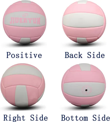 Vista 4 de Volleyball, Waterproof Indoor Outdoor Volleyball for Beach Game Gym Training (Official Size 5)