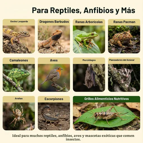 Vista 3 de Josh's Frogs Grillos con bandas de 3/4" (60 unidades)