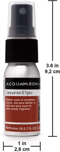 Vista 5 de Acqua Aroma Aceite refrescante de canela y especias 0.7 onzas líquidas (0.7 fl oz)