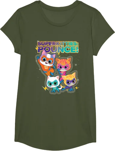Vista 68 de Disney Junior SuperKitties Pounce! Camiseta de equipo completo, talla S