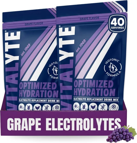 Vista 22 de Polvo para preparar bebida natural de electrolitos, libre de gluten, contenedor con 80 porciones, marca Vitalyte, cítrico (Cool Citrus)