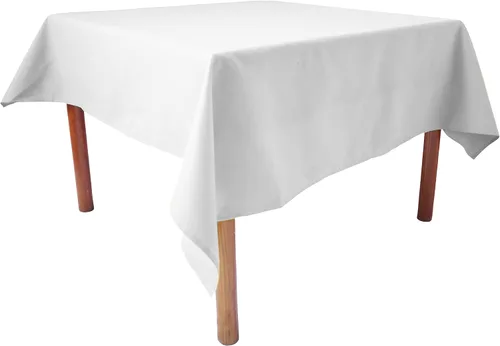 Vista 11 de Paquete de 2 manteles cuadrados, 52 x 52 pulgadas, lavable y reutilizable, color negro, con borde dobladillo, para mesa de tarjetas, cocina, cena