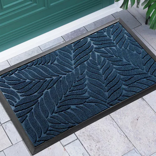 Vista 28 de Yimobra Tapete para puerta delantera para interiores y exteriores, 29.5 x 17 pulgadas, impermeable, para todas las estaciones, para entrada
