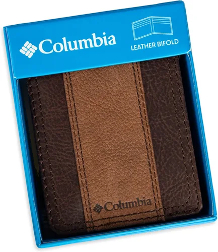Vista 21 de Columbia Billetera plegable para hombre, múltiples ranuras para tarjetas, ventana de identificación