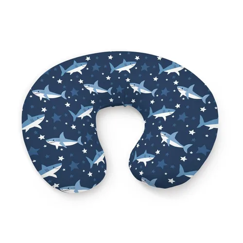 Vista 8 de Funda de almohada de lactancia con diseño de castillo de arena, diseño de cangrejo de playa, diseño de castillo de arena, unisex, extraíble