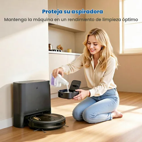 Vista 8 de CPLIKE Lavender Scented Floor Cleaning Solution Compatible with eufy C28 Lavender Version