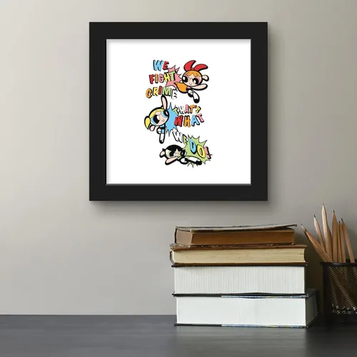 Vista 4 de Trends International Gallery Pops Cartoon Network The Powerpuff Girls - Póster gráfico de pared de lucha contra el crimen, 12.00 x 12.00 pulgadas
