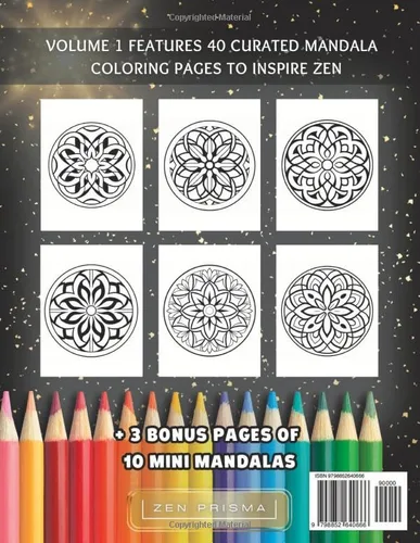 Vista 2 de Mandala Medley Easy Mandalas For Inner Zen