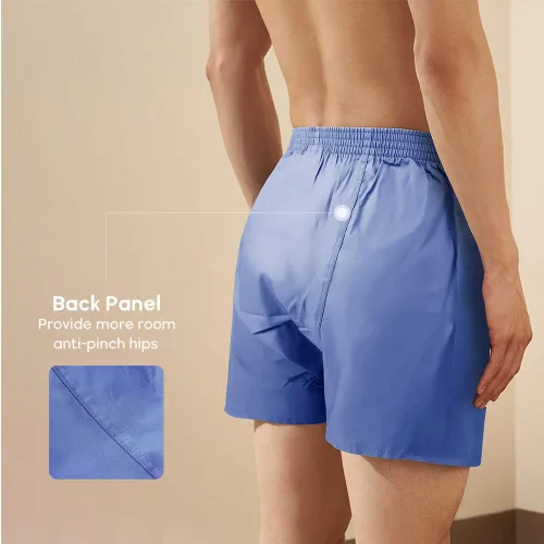 Vista 4 de Natural Feelings Classic Boxers - Pantalones cortos de algodón tejido para hombre, paquete de boxers
