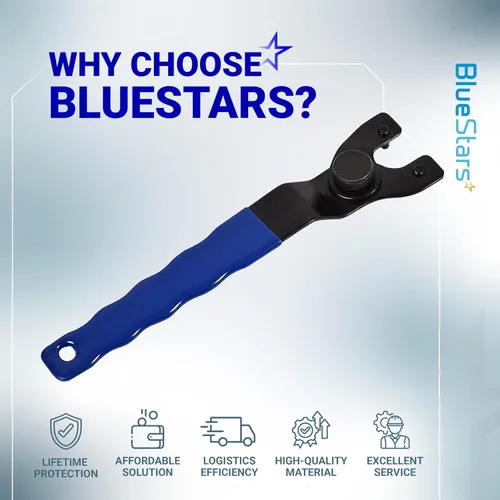 Vista 10 de BlueStars SEWA20 - Llave amoladora universal ajustable para amoladora de tuerca de bloqueo, compatible con Dewalt Bosch y otras amoladoras