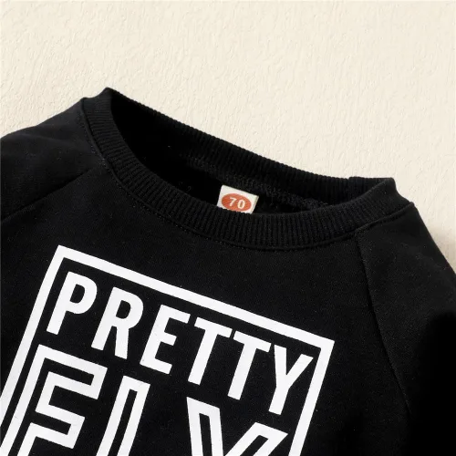 Vista 4 de Ropa de bebé para bebé, sudadera de manga larga y pantalones, trajes de otoño e invierno