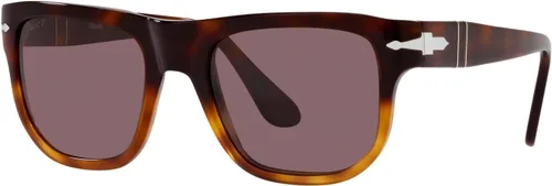 Vista 2 de Persol PO3306S - Gafas de sol cuadradas, Marrón y Gris Tortuga Gris Gradiente Polarizado