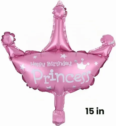 Vista 3 de Globos morados del número 1 de 40 pulgadas con corona de princesa, globos de helio de aluminio número 1, decoraciones de fiesta de primer cumpleaños