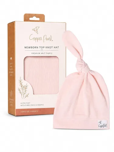 Vista 82 de Gorro de bebé con nudo superior elástico suave "Fern" por Copper Pearl