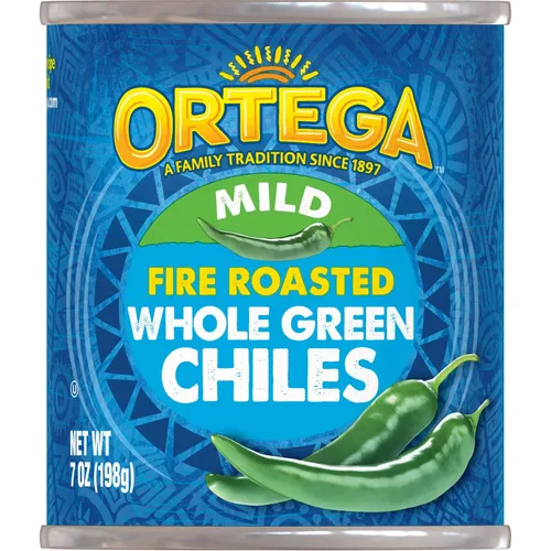 Vista 12 de Ortega Chiles verdes picados en cubitos, 4 oz