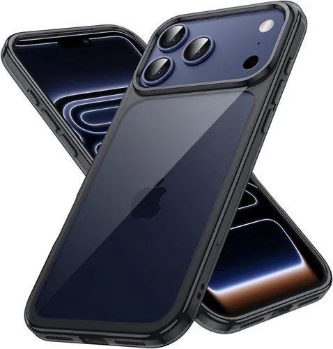 Vista 14 de JETech - Funda para iPhone 17 de 16 cm, cubierta a prueba de golpes, con parte trasera transparente antiarañazos, no se amarilla (negro)