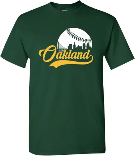 Vista 6 de Xtreme Apparrel Cityscape Skyline - Camiseta para hombre para fanáticos del béisbol