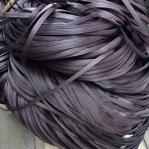 Vista 6 de Ratán plástico sintético, cuatro líneas que tejen material de ratán de plástico, material de reparación de mimbre, kit de reparación de muebles