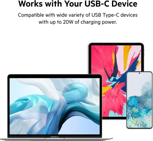 Vista 6 de Belkin Bloque de cargador USB C de 20 W, USB-C PD, PPS carga súper rápida - Samsung Galaxy S25, Apple iPhone 17, Air, Pro, Pro Max, iPad, AirPods