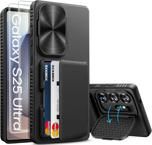 Vista 17 de para Samsung Galaxy S25 Funda, Compatible con MagSafe y Soporte Integrado y Grado Militar de Resistencia a Caídas, Funda Magnética Translúcida