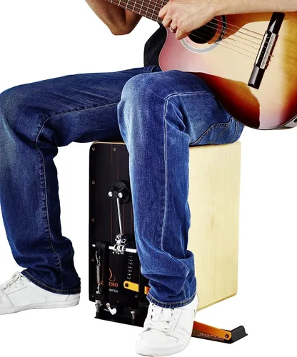 Vista 2 de Ortega Guitars OCJP-L-GB Cajon Pedal free gig bag, pie izquierdo