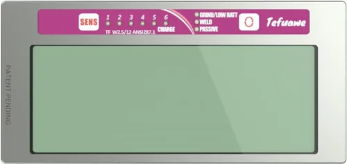 Vista 9 de Tefuawe Lente de soldadura automática dorada de 2x4 1/4, clasificación TIG de 2 amperios, sombra variable con múltiples ajustes, para Stick Mig Tig