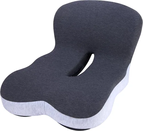 Vista 8 de Cojín de espuma viscoelástica para asiento de automóvil, cojín ergonómico para asiento de conductor para ciática y dolor de coxis, almohadilla
