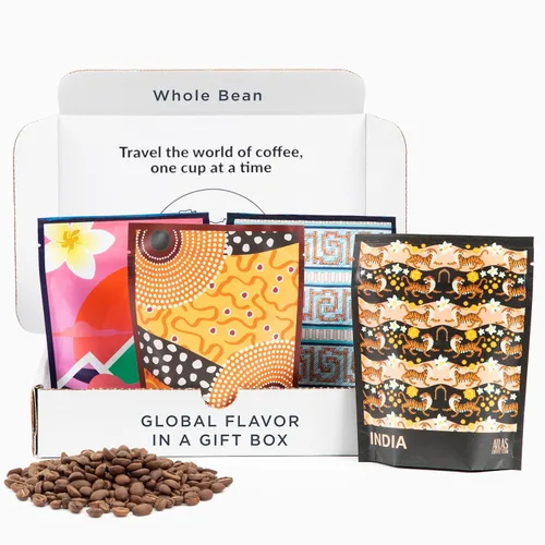 Vista 10 de Atlas Coffee Club World of Coffee Discovery Set - Muestra de regalo de café gourmet, paquete de 4 cajas variadas de los mejores cafés de origen