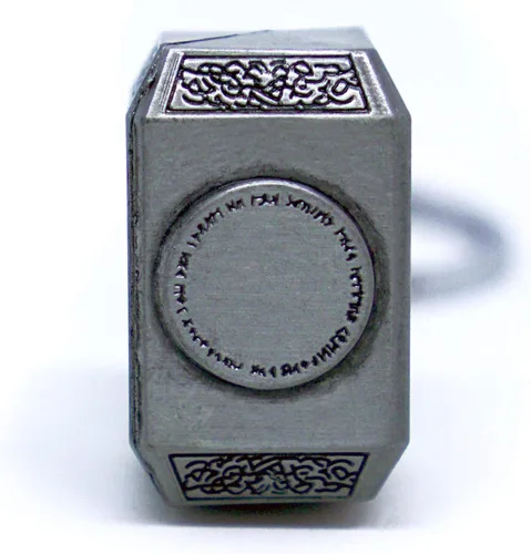 Vista 4 de VNFLY Nidavellir Mjolnir Llavero Vengadores Thor Hammer llavero martillo llavero (plata)