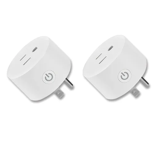 Vista 7 de Mini enchufe inteligente WiFi con control de voz remoto y Alexa, funciona con Google Assistant IFTTT, aplicación inteligente Tuya con temporizador