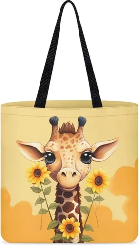 Vista 34 de Bolsa de tela para mujeres y niñas, bolsas de comestibles reutilizables