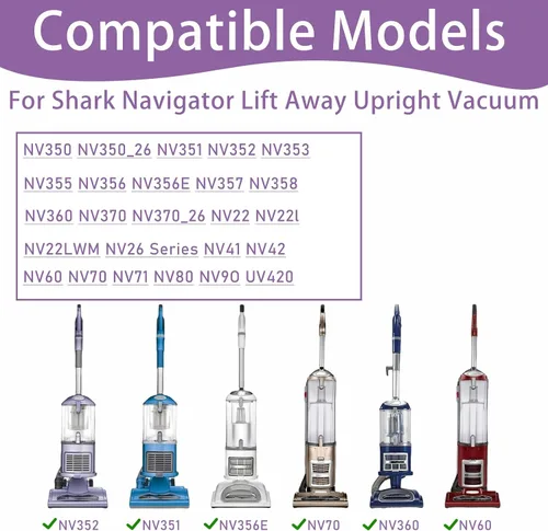 Vista 2 de Brushroll - Barra de cerdas para Shark Navigator Lift-Away NV360 NV361 NV350 NV351 NV351 NV352 NV370 NV355 NV356 S2 NV42 NV22, 1 cepillo de rodillo