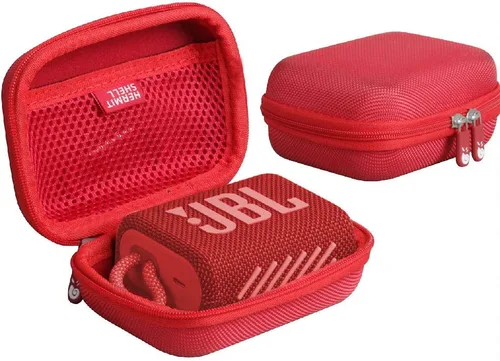 Vista 7 de Hermitshell Estuche rígido de viaje para altavoz Bluetooth portátil JBL Go 3 (negro)