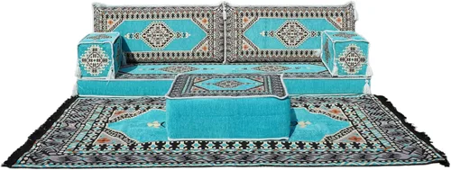 Vista 63 de arabicsofa Sofá de piso árabe Jalsa - Sofá tradicional hecho a mano para sala de estar