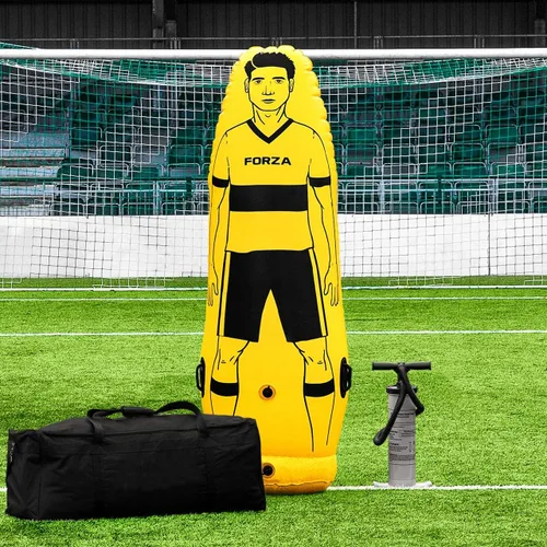Vista 6 de FORZA Maniquí de aire de fútbol profesional (Junior y Senior) Maniquíes inflables de entrenamiento de tiro libre de fútbol Paquete de 1, 3 o 5
