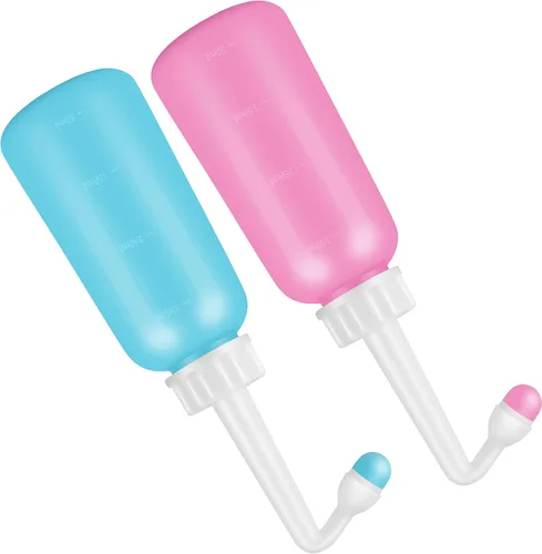 Vista 5 de Croing Bidé portátil de 2 piezas para viajes, el bidé fácil para el cuidado posparto (11.8 fl oz)