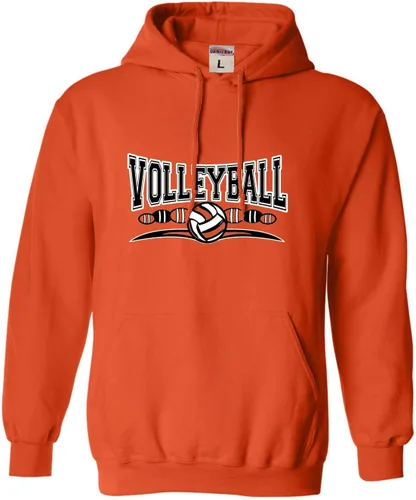 Vista 7 de Go All Out Sudadera con capucha para hombre y mujer con diseño fresco de voleibol