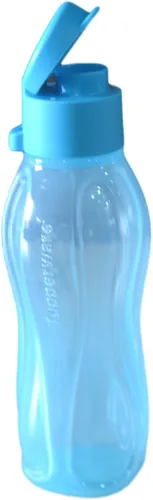 Vista 5 de Tupperware Aquasafe Botella con tapa abatible (310 ml), juego de 4