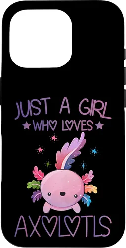 Vista 20 de Just A Girl Who Loves Axolotls Lover Gifts Kawaii Axolotls Case for iPhone 17
